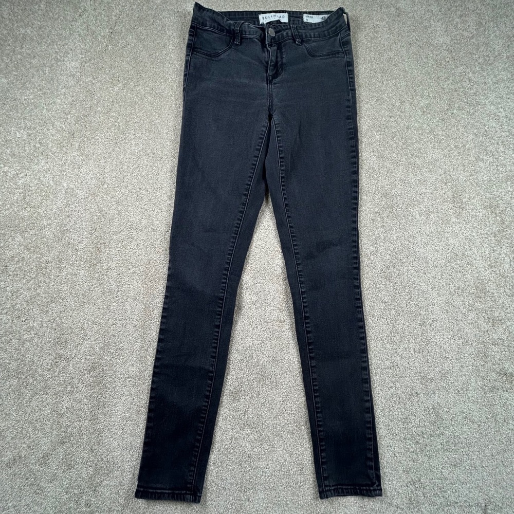 Bullhead Denim Co Womens Low Rise Jegging Black Skinny Jeans Size 26